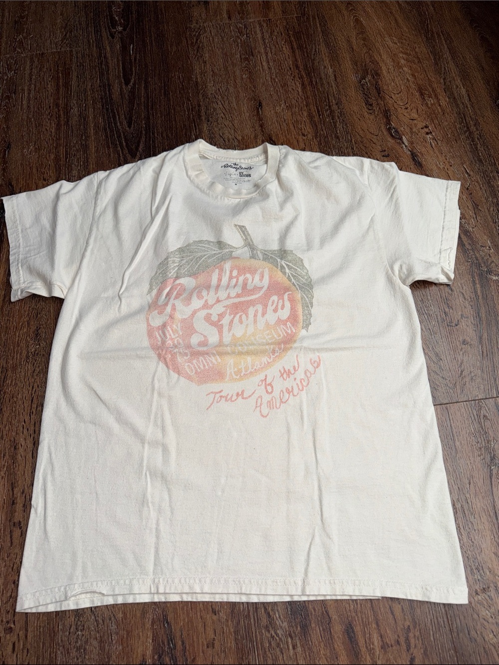 Livylu Rolling Stones Cream Logo Crewneck graphic Tee